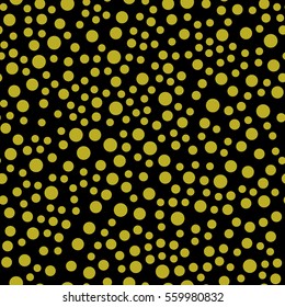 Seamless pattern of dots, circles. Vector illustration background