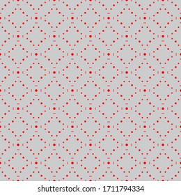 Seamless pattern of dots. Dotted background. Vector illustration. Good quality. Good design.