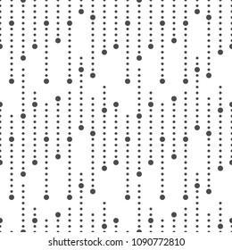 Seamless pattern of dots. Geometric dotted background. Vector illustration. Good quality. Good design.