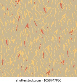 Seamless pattern with dots and lines in a chaotic manner. Simple background. Hand drawn. Vector illustration.