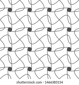 Seamless pattern of dots and lines. Geometric background. Vector illustration. Good quality. Good design.