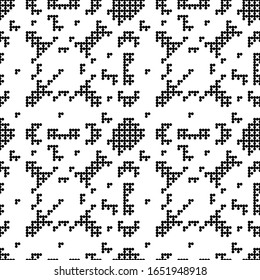 Seamless pattern. Dots motif. Simple shapes wallpaper. Digital paper, web designing, textile print. Circles ornament. Figures background. Vector