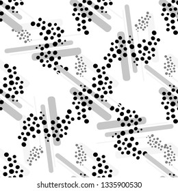 Seamless pattern dots on a white background.