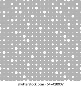 Seamless pattern with dots ornament. Abstract geometric modern vector background.