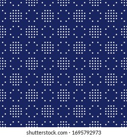 Nahtloses Muster. Türschmuck. Runden motif. Ethnischer Hintergrund. Digitales Papier, Stoffdruck, Webdesign, abstrakt. Circles motif. Geometrisches Bildschirmhintergrund. Einfache Form Hintergrund. Vektorillustration