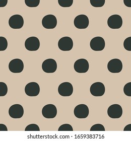 seamless pattern  dots and pastel color