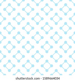 Seamless pattern of dots and rhombuses. Geometric background. Vector illustration. Good quality. Good design.