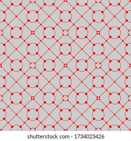 Seamless pattern of dots and rhombuses. Geometric background. Vector illustration. Good quality. Good design.