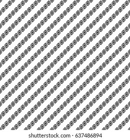 Seamless pattern of dots and round shapes. Geometric striped wallpaper. Vector illustration. Good quality. Good design.