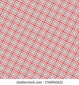 Seamless pattern of dots and squares. Geometric dotted background.