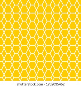 Seamless pattern of dots and squares. Geometric orange background.