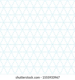 Seamless pattern of dots and triangles. Geometric dotted background. Vector illustration. Good quality. Good design.