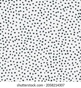 Seamless pattern with dots. Vector abstract contemporary background, trendy pattern.Hand drawn background for design and card, covers, package, wrapping paper. 