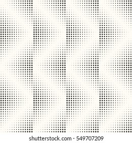 Seamless pattern of dots. Vector halftone background