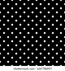 Seamless pattern. Dots wallpaper. Circles image. Polka dot motif. Circular figures backdrop. Rounds background. Dotted motif. Digital paper, textile print, web design, abstract. Vector ornament.