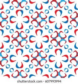 Seamless pattern. Drawing from abstract elements. Background image. Designer wallpapers.