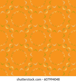 Seamless pattern. Drawing from abstract elements. Background image. Designer wallpapers.