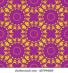 Seamless pattern. Drawing from abstract elements. Background image. Designer wallpapers.