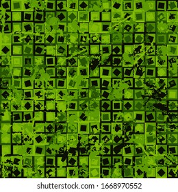 Seamless pattern. Drawing splattered with paint.
