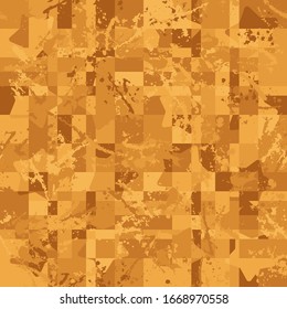 Seamless pattern. Drawing splattered with paint.