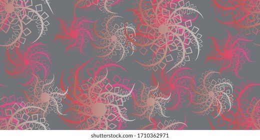 Seamless pattern of drawn abstract shapes. Vector illustration eps-10