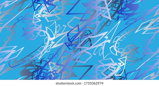 Seamless pattern of drawn abstract shapes. Vector illustration eps-10
