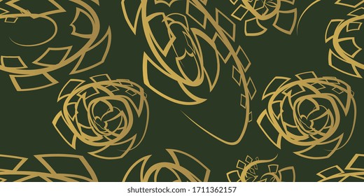 Seamless pattern of drawn abstract shapes. Vector illustration eps-10