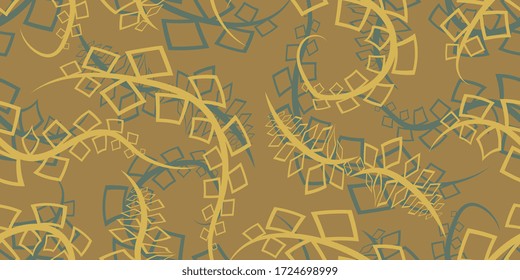 Seamless pattern of drawn abstract shapes. Vector illustration eps-10