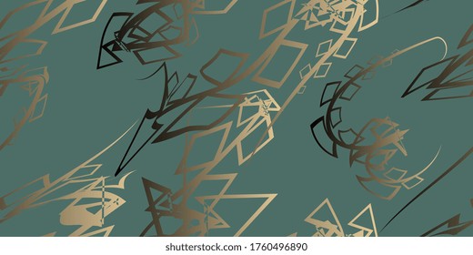 Seamless pattern of drawn abstract shapes. Vector illustration eps-10