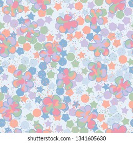 Seamless pattern. Drawn blotches patched randomly.
Background from abstract texture.