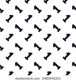 Seamless pattern with drawn number one Hand drawn ink sketch Doodle design for textile fabric Fashion print for clothes apparel greeting invitation card banner poster wallpaper cover book flyer ad
