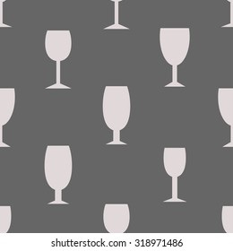 seamless pattern with Drink glass