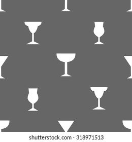 seamless pattern with Drink glass