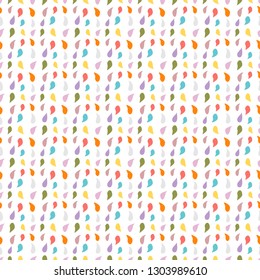 Seamless pattern with drops. Abstract colorful background. Design for banner, poster, textile, print.