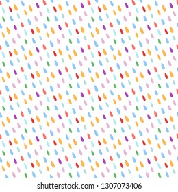 Seamless pattern with drops. Abstract colorful background. Design for banner, poster, textile, print.
