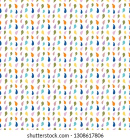 Seamless pattern with drops. Abstract colorful background. Design for banner, poster, textile, print.