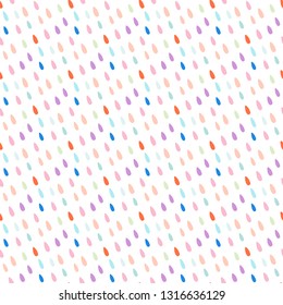 Seamless pattern with drops. Abstract colorful background. Design for banner, poster, textile, print.