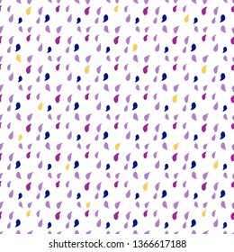 Seamless pattern with drops. Abstract colorful background. Design for banner, poster, textile, print.