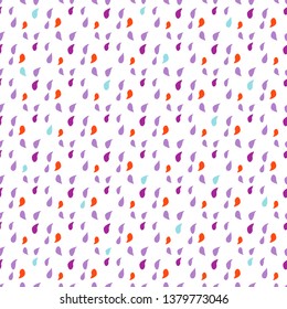 Seamless pattern with drops. Abstract colorful background. Design for banner, poster, textile, print.