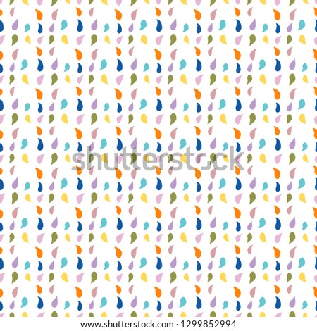 Seamless pattern with drops. Abstract colorful background. Design for banner, poster, textile, print.