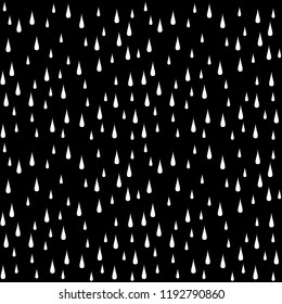 Seamless pattern of drops. Geometric beautiful background. Vector illustration. Good quality. Good design.