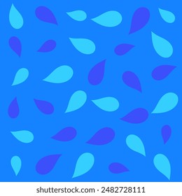 Seamless pattern with drops. For printing wrapping paper, wallpaper, packaging, fabric. Vector illustration