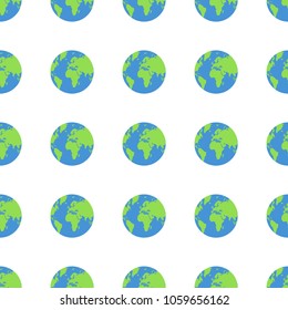 Seamless pattern. Earth background. Vector illustration.