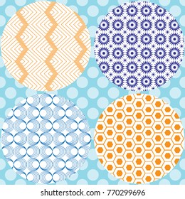 Seamless pattern in east style