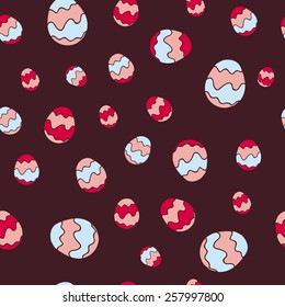 Seamless pattern easter egg.