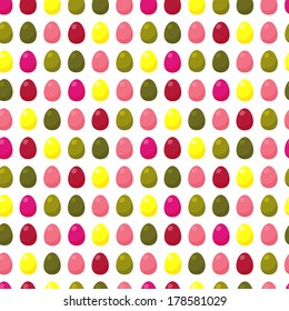 seamless pattern with Easter eggs