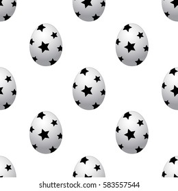 seamless pattern with Easter eggs