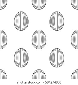 seamless pattern with Easter eggs