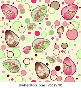 Seamless pattern - Easter eggs