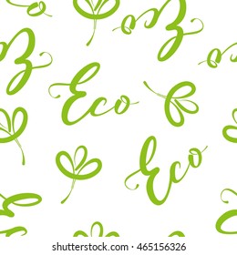 seamless pattern for eco product design natural background